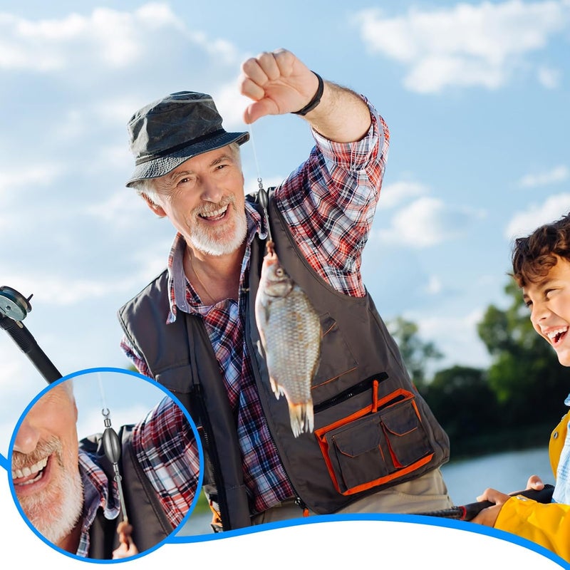 Seenelling 20 Pcs Brass Fishing Sinker Swivel Fishing Weights Saltwater Bullet Sinkers Drop Shot Weight Egg Sinkers with Swivel Rolling Removable Freshwater - Image 3